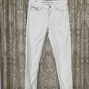 Calvin Klein white jeans JEGGING